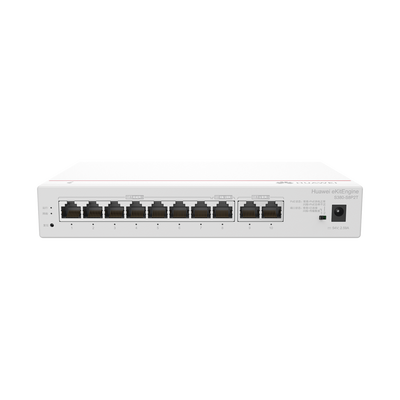 Router eKit / 2 Puertos WAN Gigabit / 1 Puerto LAN/WAN Gigabit  / 7 Puertos PoE LAN Gigabit / Presupuesto PoE 124 W / Rendimiento de 2 Gbps / Controlador (64 APs) / Hasta 250 clientes / Libre de licenciamiento