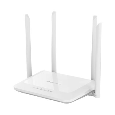 Home Router Inalámbrico Wi-Fi 5 Doble Banda, 1 Puerto Wan 10/100 y 3 Puertos Lan 10/100 Hasta 1,200 Mbps