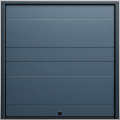 Puerta D / Garage D / Alta Calidad / Linea Central / Color GRIS /  acabdo DELUXE / 16X8 pies / AISLADA / Estilo Americana.