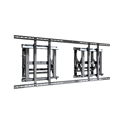 Soporte Estructural Modular para Pantallas | Altura Ajustable de 200 mm a 1600 mm | Ancho 600 mm | Profundidad 134 mm a 300 mm | Diseño Metálico| Compatible con Diferentes Tamaños de Pantallas |Soporta Formato Horizontal y Vertical.