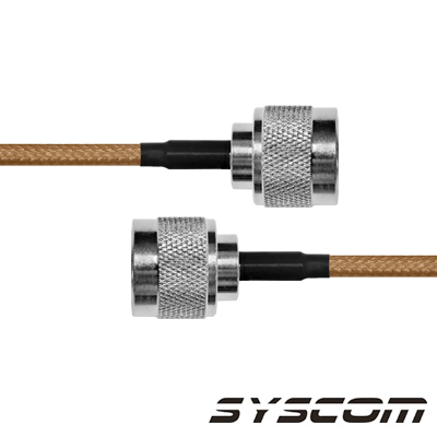 Cable Coaxial RG-142/U de 30 cms, con conectores N Macho a N Macho.