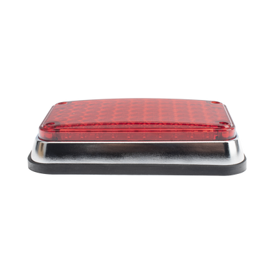 Luz de Advertencia de 6X4", Color Rojo, Ideal para Ambulancias