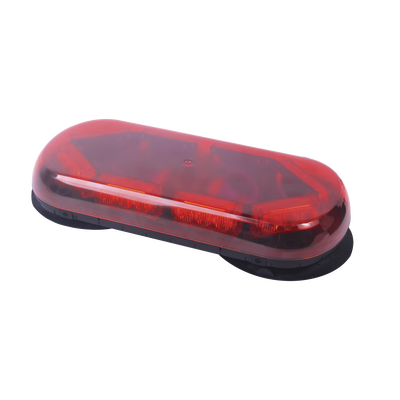 Mini barra con 24 LED, Color Rojo y Montaje Magnético de Succión
