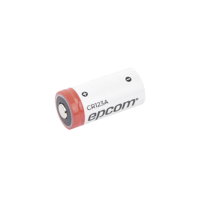 Batería de Litio CR123A / 3V / 1300 mAh / No Recargable / Acero Inoxidable / Operación -40°C a +60°C