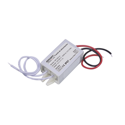 Fuente 12 V  |  1 Amper  |  Waterproof  | Intemperie grado IP67