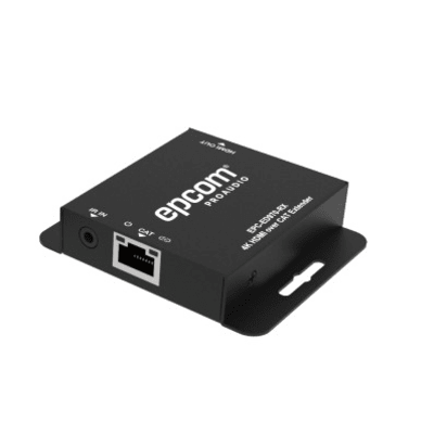 Receptor HDMI Extensor | Compatible con EPC-ED970-TX, EPC-SP914C70-TX y EPC-SP918C70-TX | Transmisión hasta 70 m en 1080p y 40 m en 4K30 | Soporte HDCP 1.4 y DVI 1.0 | Conexión CAT5E/CAT6 | Control IR Unidireccional | Puerto Loop HDMI