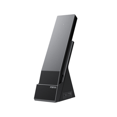 Teléfono IP Inalámbrico para Hotelería con Wi-Fi 6 Doble Banda, 6 Teclas DSS,Material Antibacterial