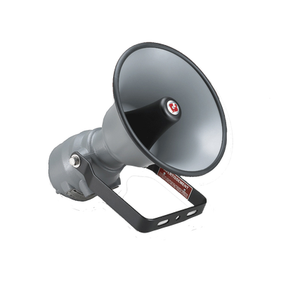 Altavoz amplificado a prueba de explosiones 302X SelecTone® Aprobado por CSFM y listado por UL y cUL para Clase I, División 1, Grupos B, C y D; Clase I, División 2, Grupo A; Clase II, División 2, Grupos F y G; Clase III 24 VCD col