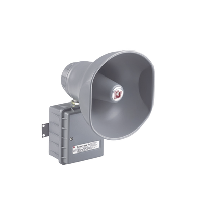 Altavoz amplificado  SelecTone® de 15 W, para ubicaciones peligrosas Aprobado por CSFM y listado UL y cUL , 120 Vca, gris