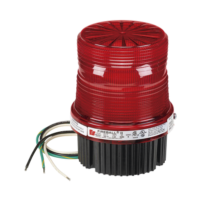 Estrobo fireball Para Ubicaciones Peligrosas, UL y cUL, 120 Vca, rojo
