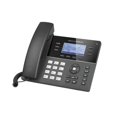 Teléfono IP Gama media de 6 Líneas con 4 teclas de función, 24 teclas de extensión BLF digital y conferencia de 5 vías PoE