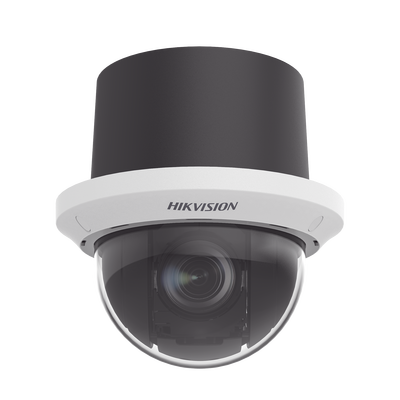 PTZ IP 4K (8 Megapixel) / 25X Zoom  / Uso en Plafon / IP54 / ACUSEEK / DARKFIGHTER / ACUSENSE / WDR 120 dB / Audio y Alarmas I/O / HLC / EIS / PoE+ / Micro SD