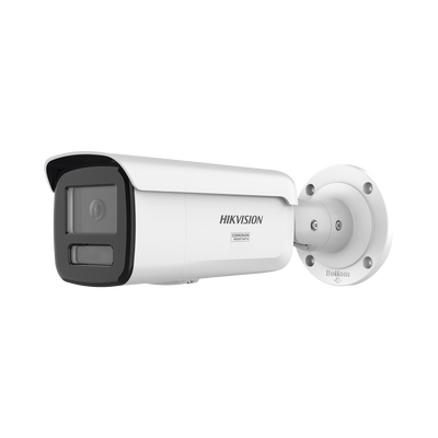 [Dual Light + ColorVu 3.0 + HikAI] Bala IP 6 Megapixel / Lente 4 mm / 60 mts IR + Luz Blanca / Exterior IP67 / Estrobo Luz Blanca / WDR 130 dB / ACUSENSE 3.0 / Metal / NEMA 4X / ACUSEEK