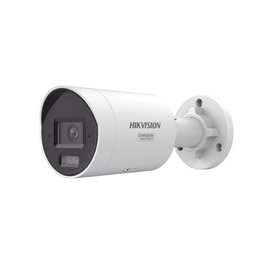 [Dual Light + ColorVu 3.0 + HikAI] Bala IP 4 Megapixel / Lente 2.8 mm / 40 mts IR + Luz Blanca / 2 Microfonos Integrados / Exterior IP67 / Estrobo Azul y Rojo / WDR 130 dB / ACUSENSE 3.0 / Metal / NEMA 4X / ACUSEEK