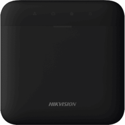 (AX PRO) Panel de Alarma Inalámbrico de Hikvision / Color Negro / Soporta 96 Zonas / GSM 3G/4G, Wi-Fi y Ethernet / Incluye Batería de respaldo / Compatible con los Accesorios AX PRO.
