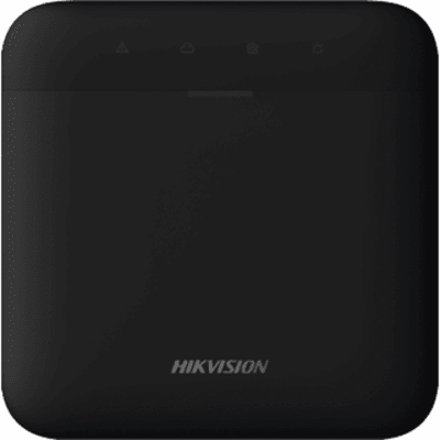 (AX PRO) Panel de Alarma Inalámbrico de Hikvision / Color Negro / Soporta 48 Zonas / Wi-Fi y Ethernet / Incluye Batería de respaldo / Compatible con los Accesorios AX PRO