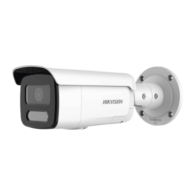 [Dual Light + ColorVu] Bala IP 8 Megapixel / Lente 4 mm / 60 mts IR + 60 mts Luz Blanca / Exterior IP67 / Luz Intermitente y Alerta de Audio / Micrófono Integrado / Videoanaliticos (Filtro de Falsas Alarmas)  / ACUSEARCH