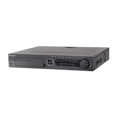 DVR/NVR PENTÁBRIDO 18 Canales / 16 Canales Turbo HD 3MP / Cámaras IP Seleccionables / Compresión H.265 - H.264+ / P2P Hik-Connect / Video análisis / Salida de video 4K / Entradas y Salidas de Audio y Alarma