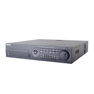 DVR 2 Megapixel / 16 Canales TURBOHD + 2 Canales IP / 8 Bahías de Disco Duro / 16 Canales de Audio / 16 Entradas de Alarma