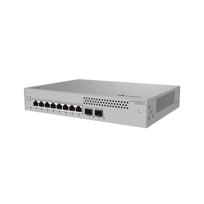 Switch de Acceso eKit Administrable Capa 2 / 8 Puertos Gigabit / 2 Puertos SFP 1-2.5 Gbps / Gestión Gratuita desde la Nube / Libre de Licenciamiento