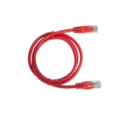 Cable de Parcheo UTP Cat6 - 1 Metro (3.28 Pies) - Rojo