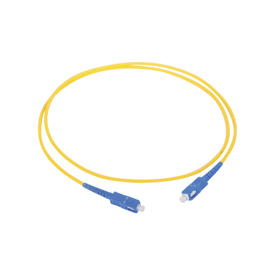 Jumper de Fibra Óptica Monomodo SC/UPC-SC/UPC Simplex de 1 metro, 3 mm