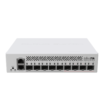 Cloud Router Switch con 1 puerto GbE/ 5 Puertos SFP/ 4 puertos SFP+ Ideal para Enlaces de Alto Rendimiento