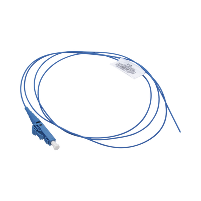 Pigtail de Fibra Óptica LC Simplex, Monomodo OS2 9/125, 900um, Color Azul, 3 Metros (9.84 Pies)