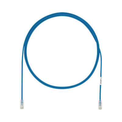 Cable de Parcheo UTP Cat6A, CM/LSZH, Diámetro Reducido (28AWG), Color Azul, 13.11 Metros (43 Pies)