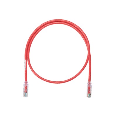 Cable de Parcheo UTP Categoría 6, con Plug Modular en Cada Extremo - 1.5 Metros (4.92 Pies) - Rojo