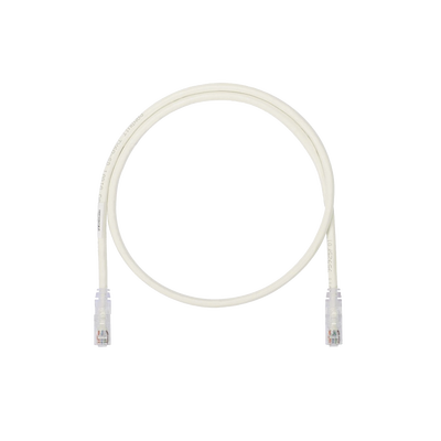 Cable de Parcheo UTP, Cat6A, 24 AWG, CM, Color Blanco, 1.5 Metros (4.92 Pies)