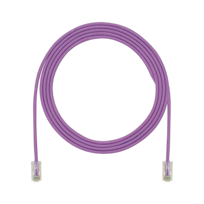 Cable de Parcheo UTP, Cat6A, 24 AWG, CM, Color Violeta, 2.74 Metros (9 Pies)