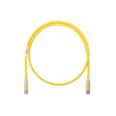 Cable de Parcheo UTP Categoría 6, con Plug Modular en Cada Extremo - 6 Metros (19.69 Pies) - Amarillo