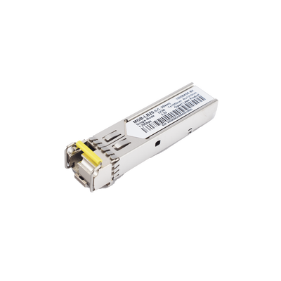 Transceptor mini-Gbic SFP 1G LC TX:1550nm RX:1310 para fibra Mono Modo 20 Km WDM, Requiere MGB-LA20