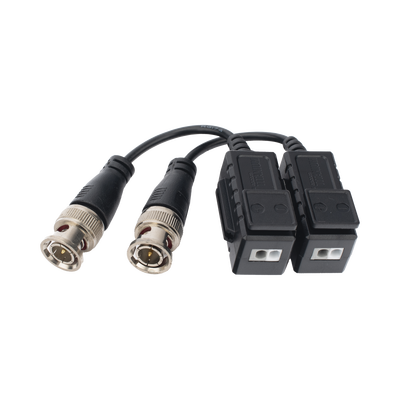 Kit de Transceptores (Baluns) con Terminal PUSH SUPERIOR, Resolución 4K , Cable flexible COAXIAL Blindado / COAXITRON / AUDIO POR COAXITRON / Menu OSD /Conector 100% COBRE / protección TVS, Calidad PREMIUM
