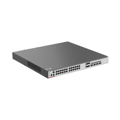 Switch Core 24 Puertos PoE 802.3bt Class 2 (FULL Hi-PoE 90 W) Capa 3 Multi-Gigabit 10G y SFP28 25G (No Incluye Fuentes de Poder)