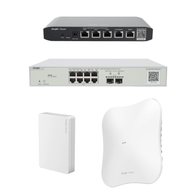 Equipos Ruijie DEMO Ideal para Probar Integraciones de Redes Business y Enterprise con WiFi 7