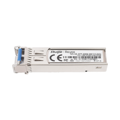 Transceptor Industrial BIDI Monomodo SFP 1G (Lado A), hasta 20 Kilómetros, TX 1310 / RX 1550, soporta Temperaturas de -40° a 85° C