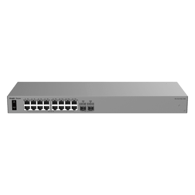 Switch Inteligente Capa 2 / 16 Puertos Gigabit / 2 Puertos SFP 2.5GE / 42 Gbps / Gestión Cloud / ERPS / Diseño Fanless / Modo CCTV / Protección 6 kV