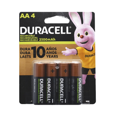 Batería Alcalina AA / DURACELL / 1.5 A No Recargable