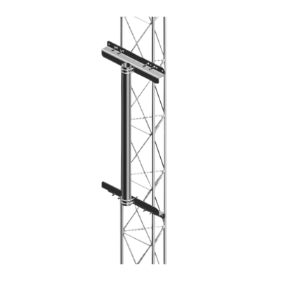 Mástil Robusto de 1 metro para Instalación en torre de tramo STZ30G, STZ35G y STZ45G (Galvanizado por Inmersión en Caliente).