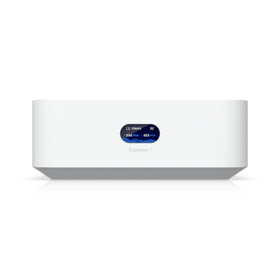 UniFi Express UX7 Cloud Gateway Compacto con WiFi 7, Ejecuta UniFi Network, Alimenta una Red Completa o Funciona como Punto de Acceso