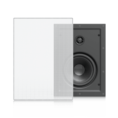 UniFi In-Wall Speaker Altavoz Empotrable de Pared / Woofer 6.5" 130W / Tweeter 1" Pivote ±15° / 8 Ohms / Cobertura Simétrica Axial de 90° / NDAA Compliant