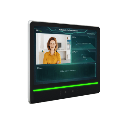 Terminal de Verificación Facial / Pantalla Táctil 10.1" / Autenticación Dual Rostro-Tarjeta / Cámara Binocular 2MP WDR / Capacidad 10,000 Rostros / WiFi 2.4 GHz / Android 7.1