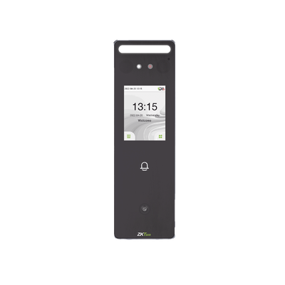 Biometrico Para Control de Acceso y Tiempo y Asistencia con Reconocimiento Facial y lLectura de Código QR / Con Salida de Relevador Para 1 Puerta
