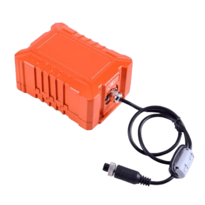 Caja de Almacenamiento Ignífuga para Grabador de Video Móvil / 64 GB / Resistencia al Fuego 15 min @ 1100 °C / Impermeable 24 h @ 100 m (328 ft) / Impacto 100 Gs @ 50 ms / Antiaplastamiento 100 KN / USB Conector de Aviación