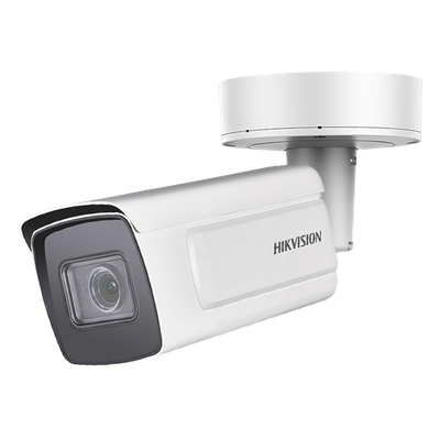 Bala IP 4 Megapixel / Lente Mot. 2.8 - 12 mm / 50 mts IR EXIR / IK10 / Reconocimiento Facial / WDR 140 dB / DeepinView / Búsqueda por Atributos / Heat Map / ACUSENSE / Micro SD