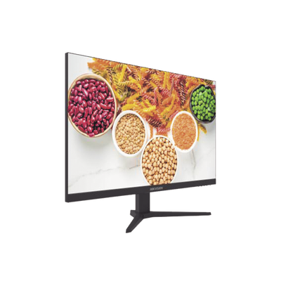 Monitor LED Full HD (1080p) de 27" / Ideal para CCTV, Oficina y Hogar / Entrada HDMI-VGA / Montaje VESA ( 100 X 100) / Uso 12/7 / Backlight E-LED / Ultra Delgado