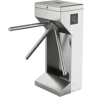 Torniquete Trípode Bidireccional de Acero Inoxidable 304 / Compatible con cualquier Sistema de Control de Acceso / Indicadores LED de Entrada-Salida 
