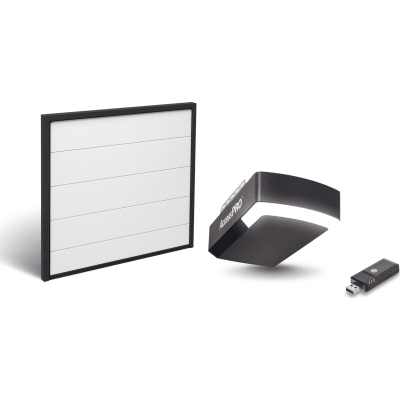 Kit Puerta de Garage 10x7 Pies (3.05 x 2.13 m) / Motor DC 1/2 HP / Insulada / Activación WiFi / Hasta 50 Controles / Lámina Calibre 26